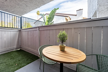 Private patio/balcony